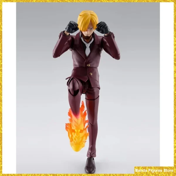 Original Bandai S.H.Figuarts SHF One Piece Sanji The Raid On Onigashima In Stock Anime Figures Model Toys