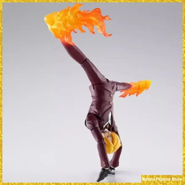 Original Bandai S.H.Figuarts SHF One Piece Sanji The Raid On Onigashima In Stock Anime Figures Model Toys