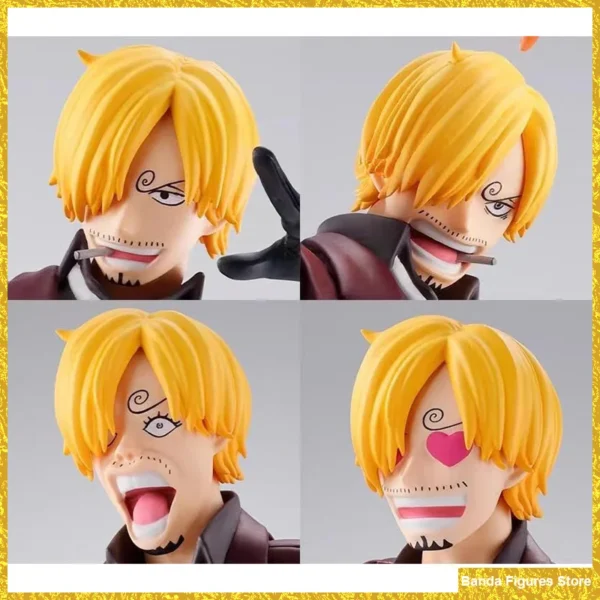 Original Bandai S.H.Figuarts SHF One Piece Sanji The Raid On Onigashima In Stock Anime Figures Model Toys