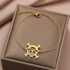 Anime Pirate Stainless Steel Bracelet