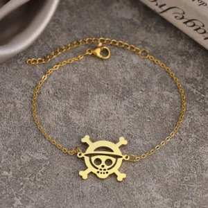Anime Pirate Stainless Steel Bracelet