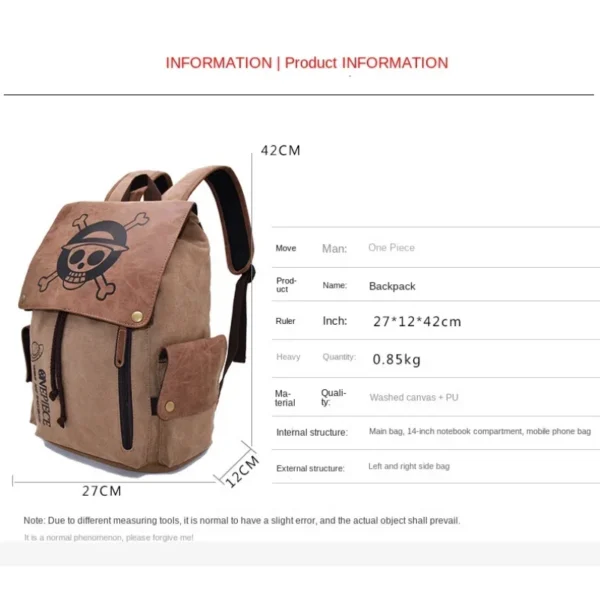 One Piece & Naruto Backpack