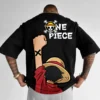 Youth men ONE PIECE oversize T Shirts Anime Character Print Cosplay T Shirts Luffy Graphic Summer Tees
